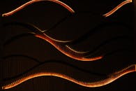 Abstract Light Waves on Textured Background