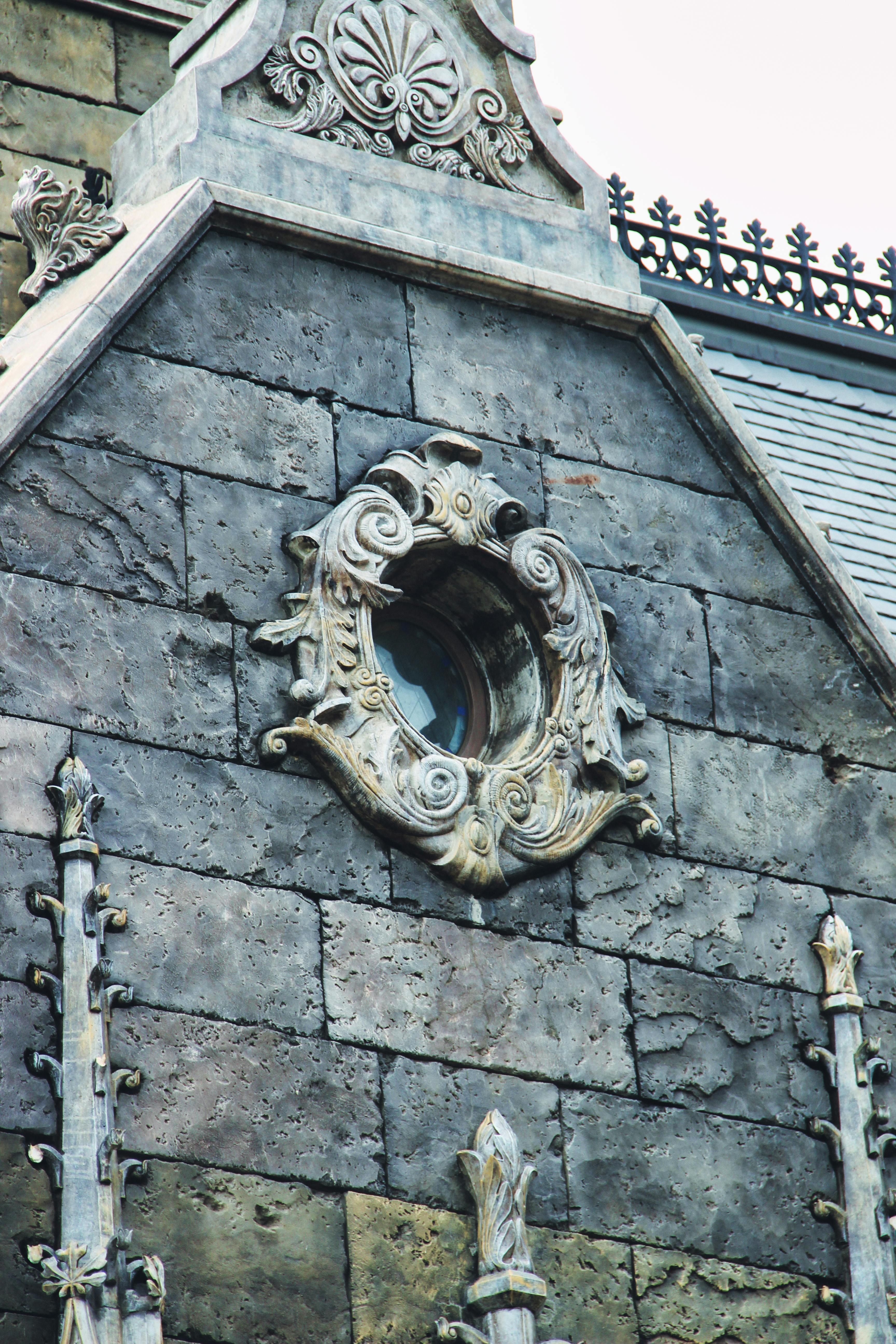 Gothic Architecture with Ornate Stone Details · Free Stock Photo