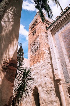 A stunning view of Moroccan-inspired architecture at Epcot's Morocco Pavilion in Florida.