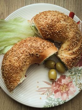 Sprouted Sesame Seed Bagels