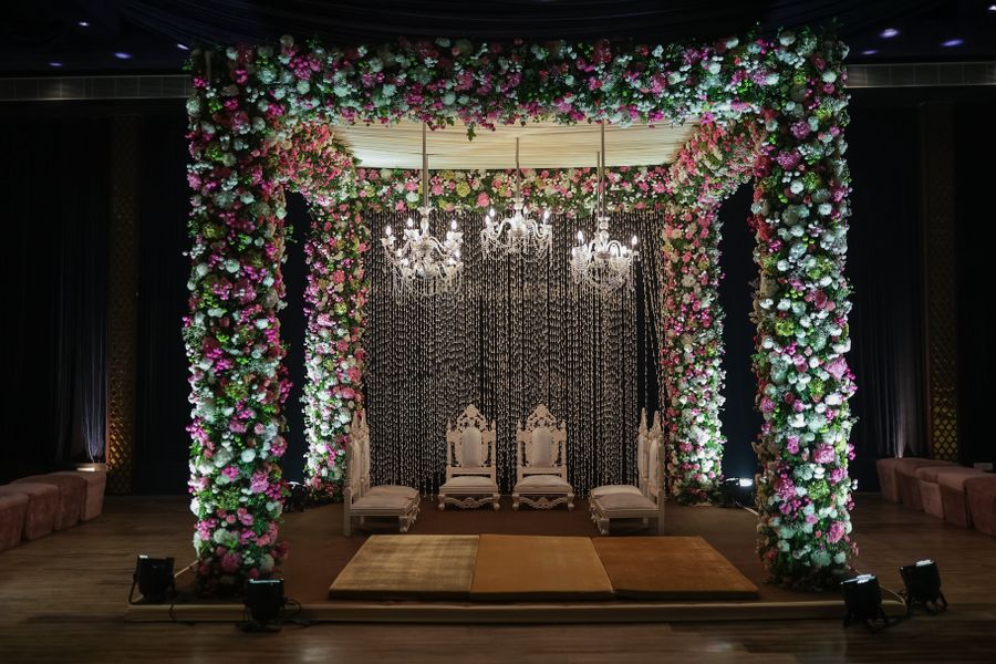 Indian bride and groom