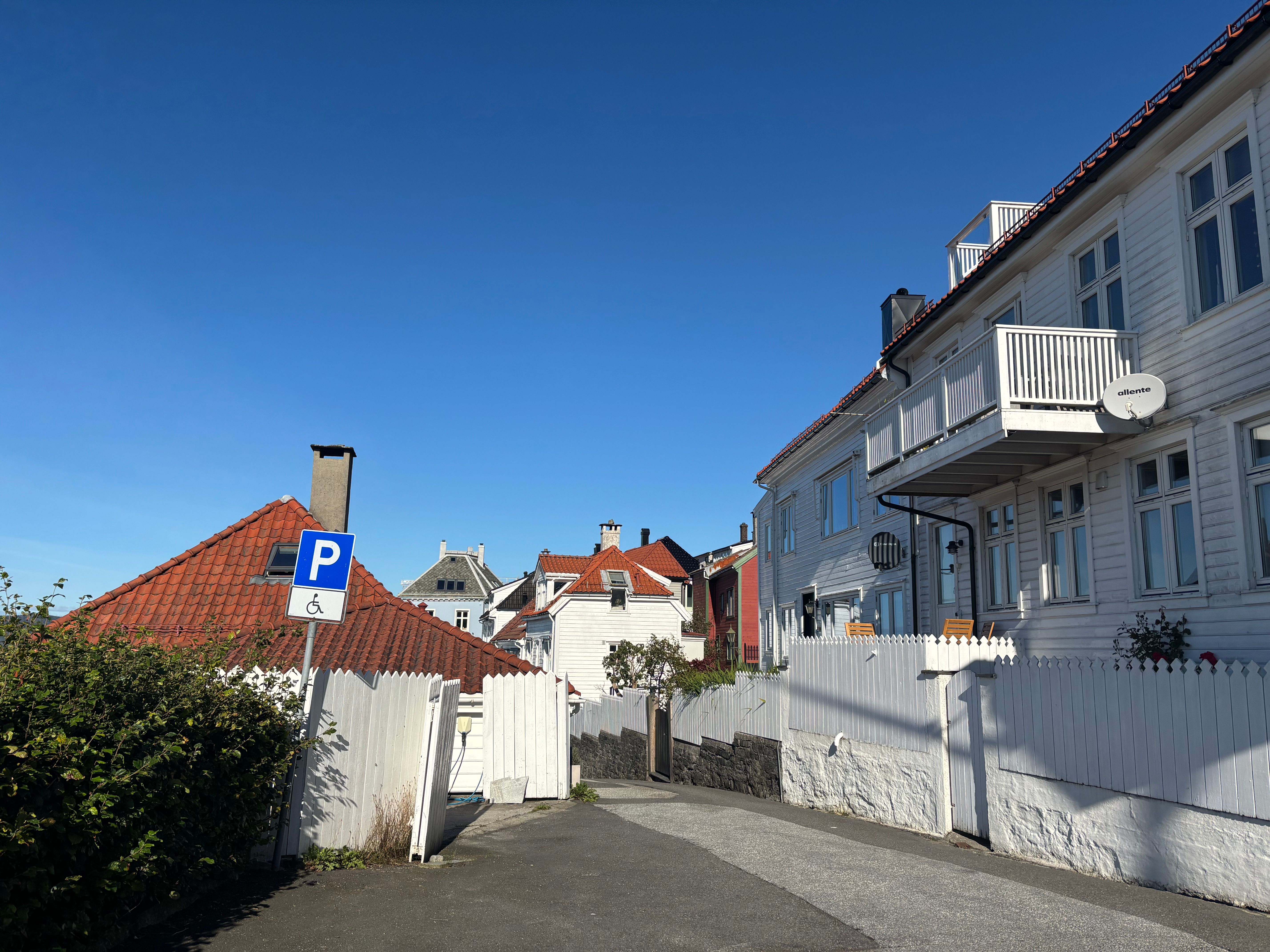 Charming Street View in Bergen, Norway