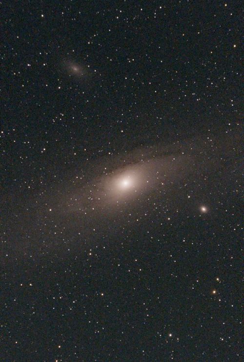 Free Stunning image capturing the Andromeda Galaxy surrounded by twinkling stars. Stock Photo