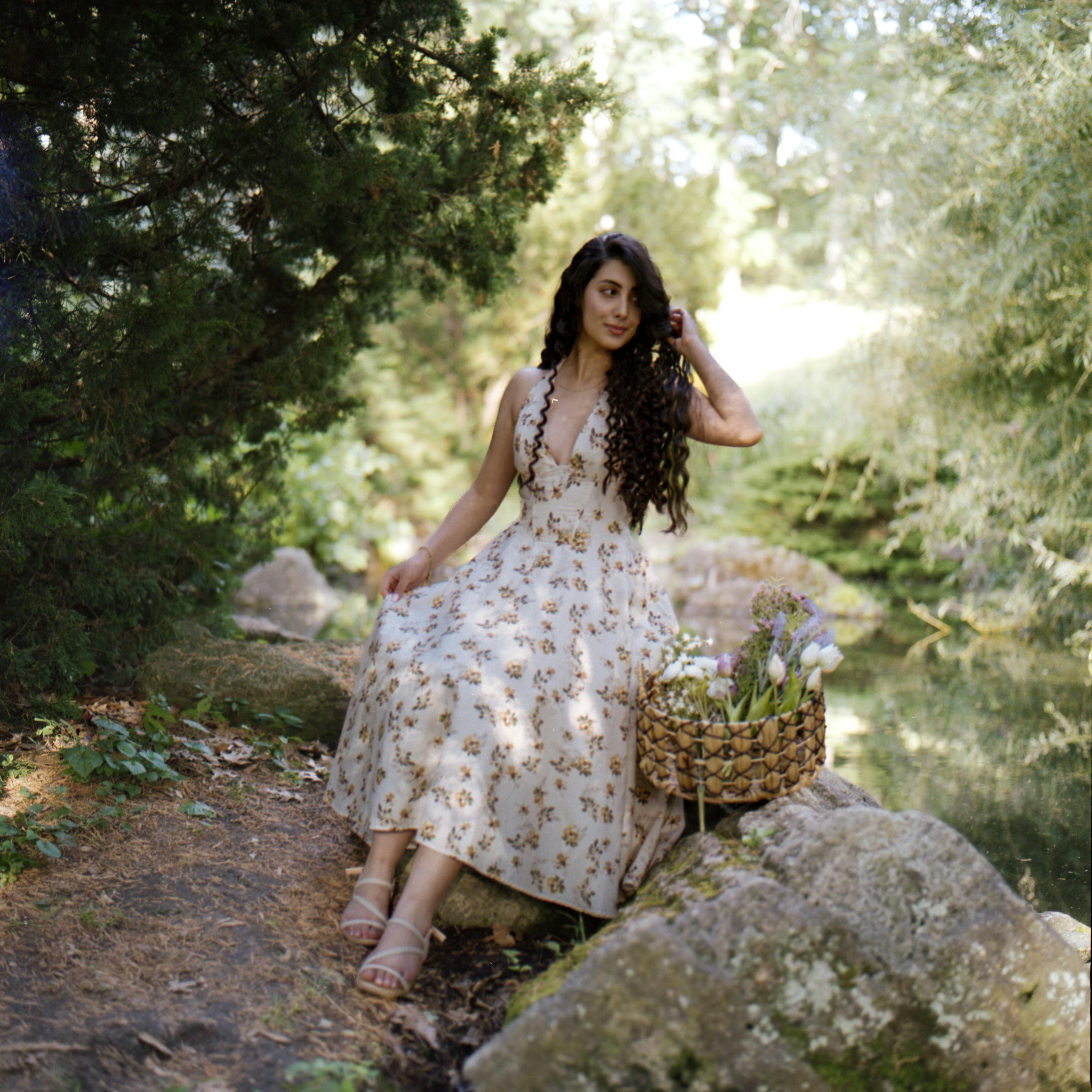 فستان صيفي مزخرف