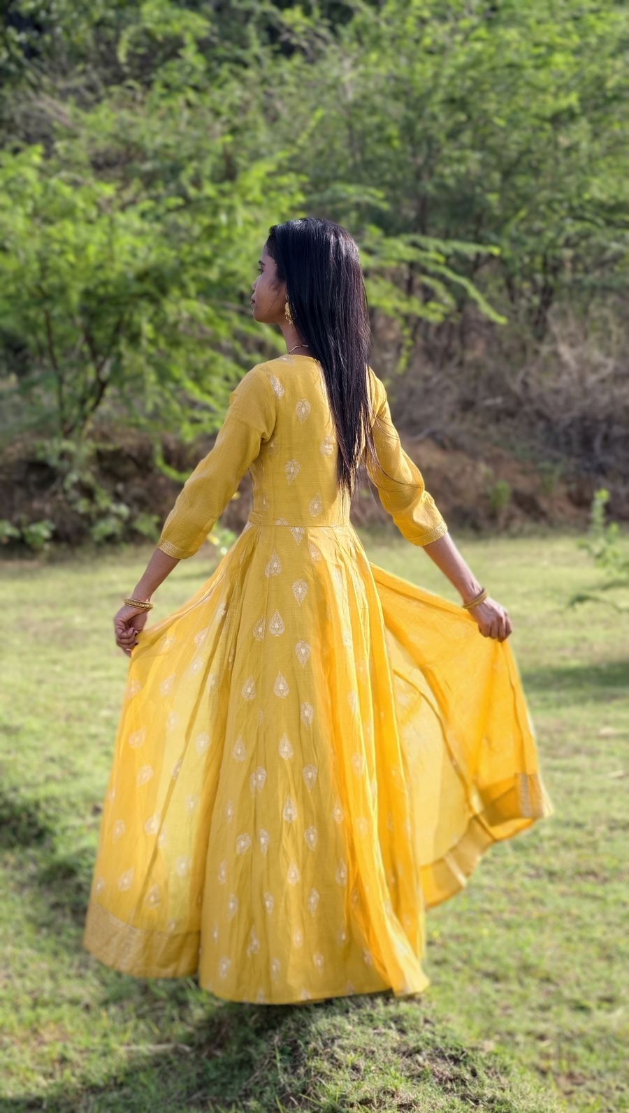 Marigold Anarkali