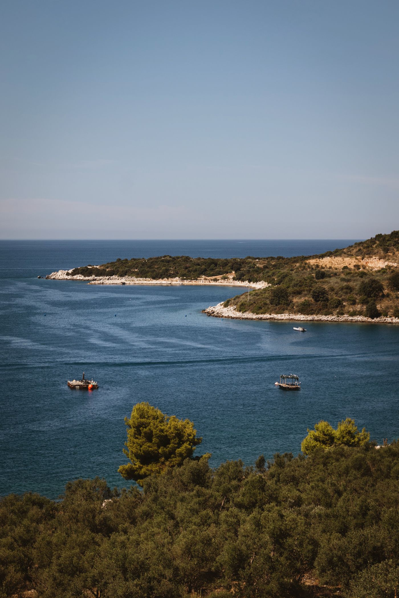 Ksamil en Albanie