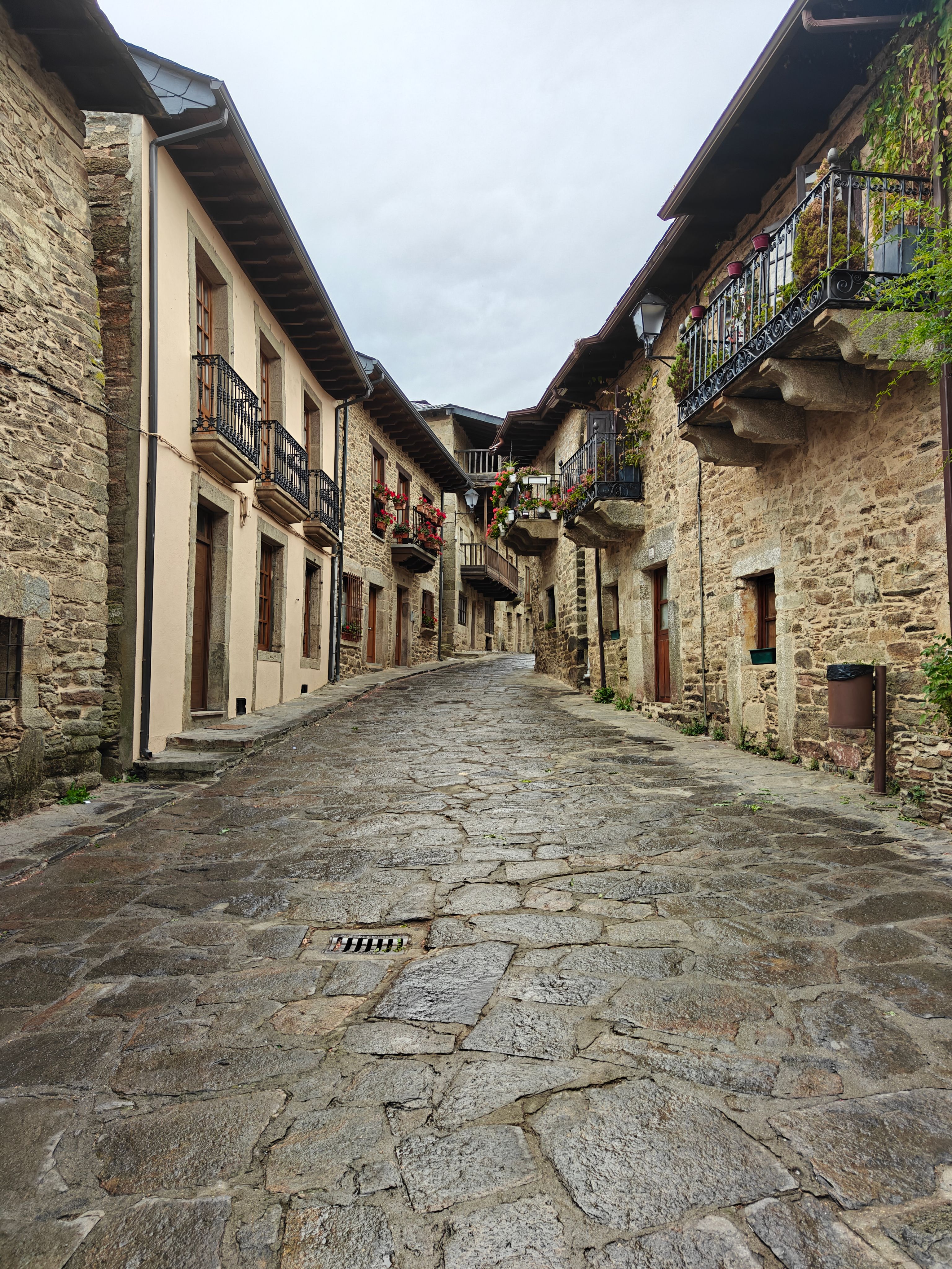 Cobblestone Street in Puebla de Sanabria