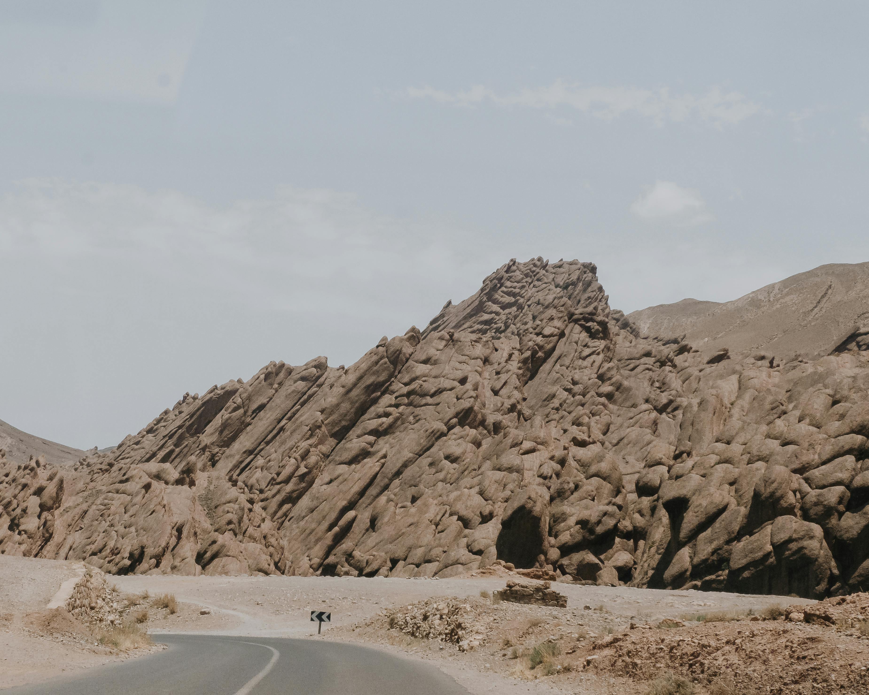 Paso Tichka Marruecos carretera montañas Atlas camino Ouarzazate