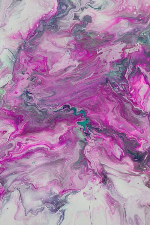 Free Dynamic abstract fluid art with vibrant pink and purple swirls creating a sense of motion and depth. Stock Photo