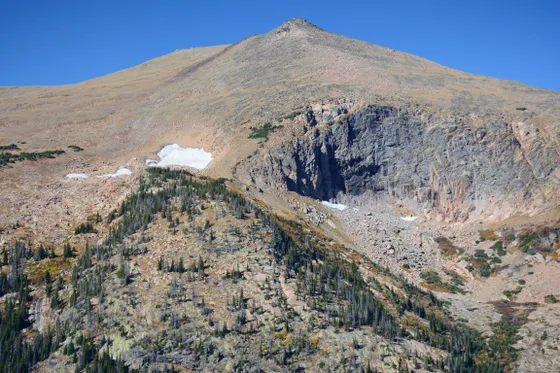 The high alpine tundra along Trail Ridge Road