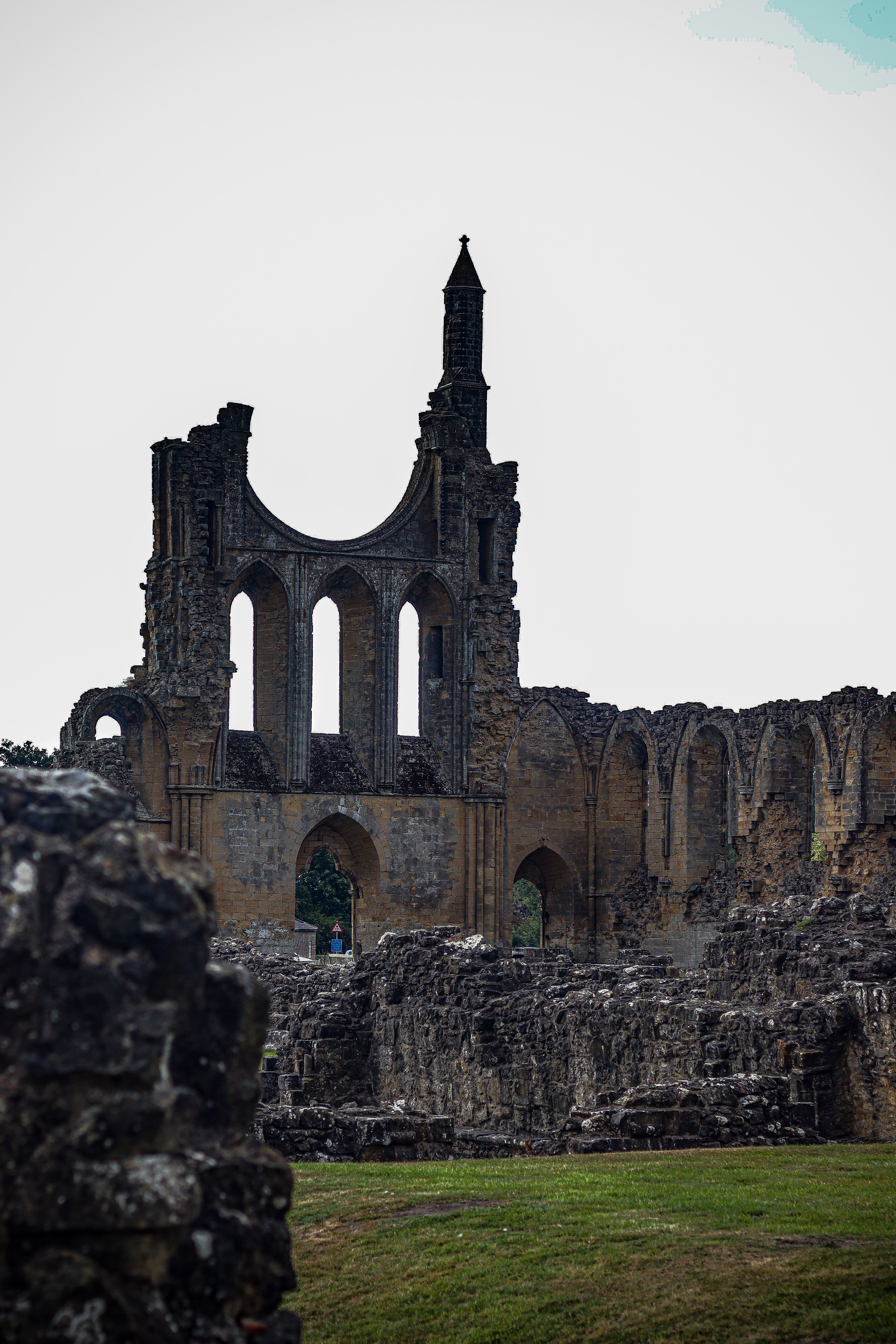 Explore the medieval ruins of Byland Abbey, an iconic English heritage site.