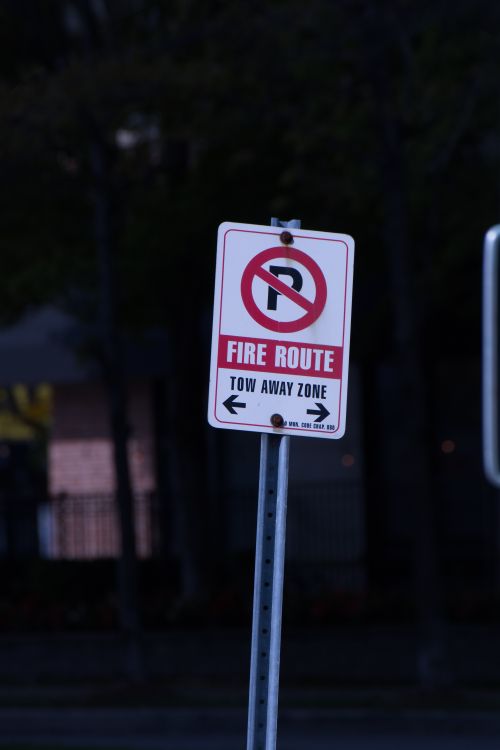 Free No parking Stock Photo
