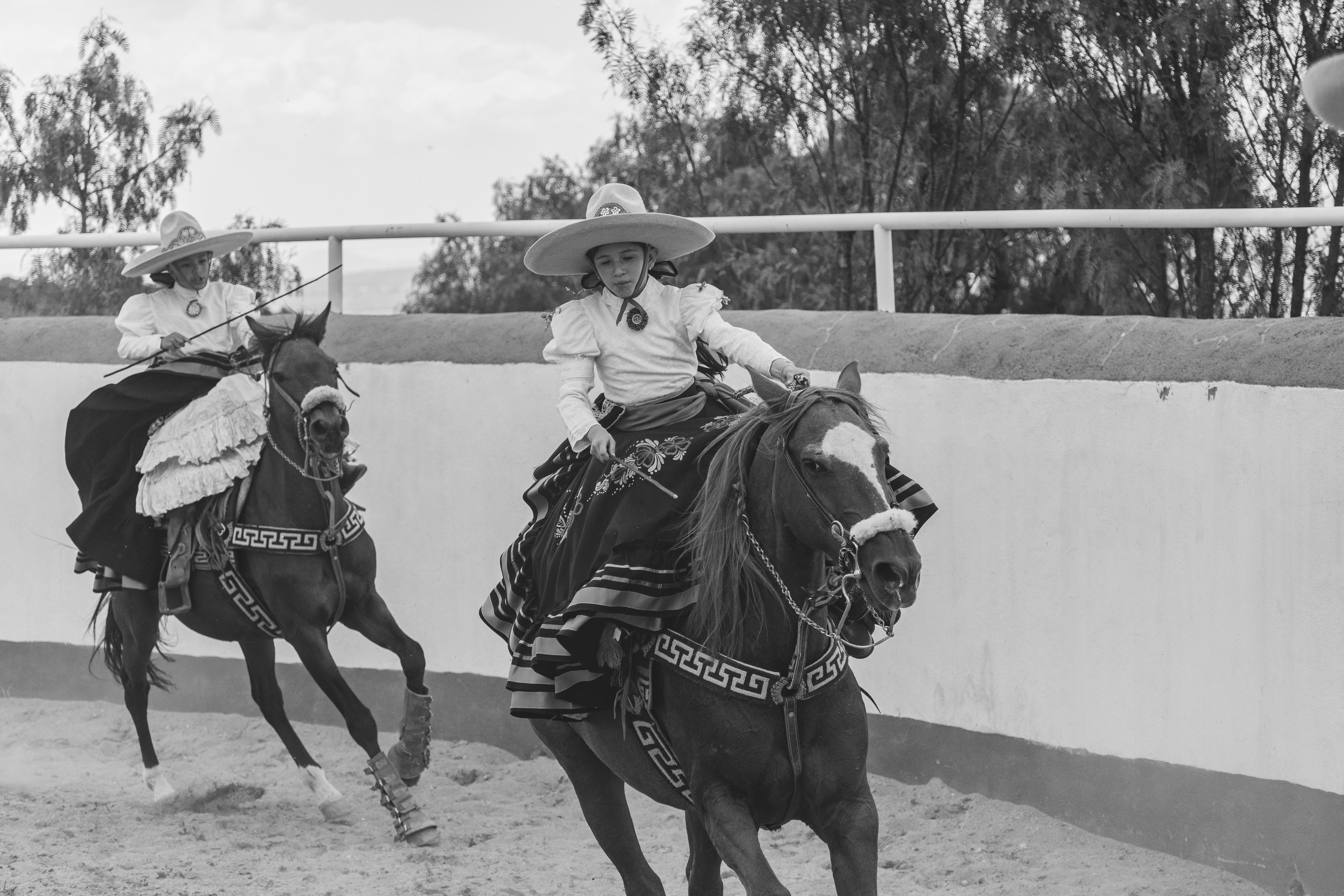 Charreada Riders in Traditional Mexican Attire · Free Stock Photo