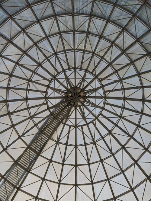 Free Captivating geometric dome pattern captured in Dubai, showcasing intricate architectural design. Stock Photo