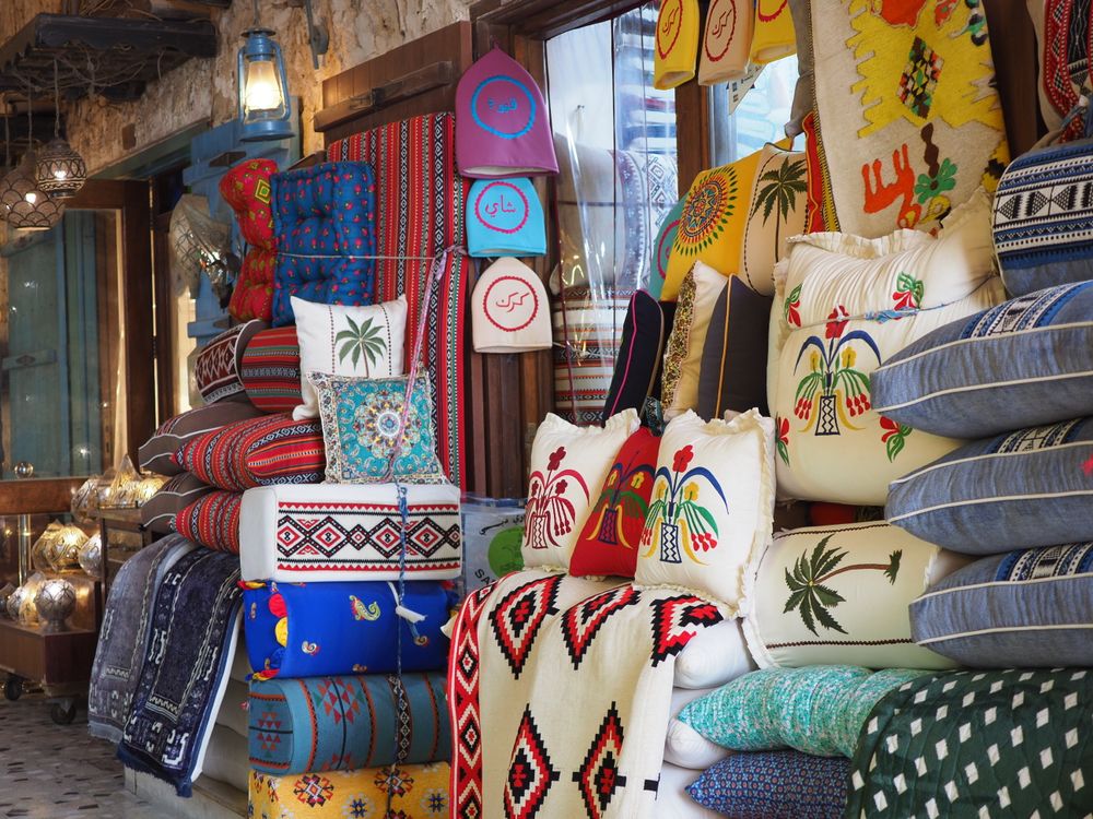 Souk Pattern Style Vibrant Traditional Souk in Doha, Qatar · Free Stock Photo