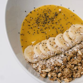 Mango & Banana With Flax Ginseng Whole Plant Smoothie Silky Oat Oat
