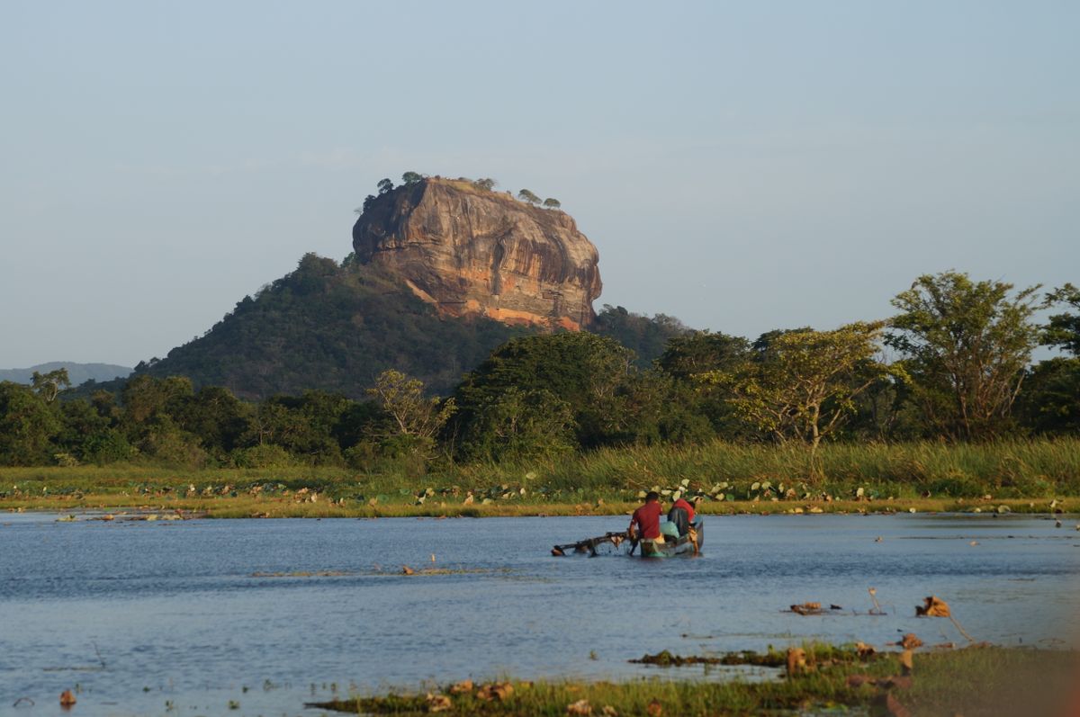 Sigiriya Rock Fortress during a Sri Lanka private tour