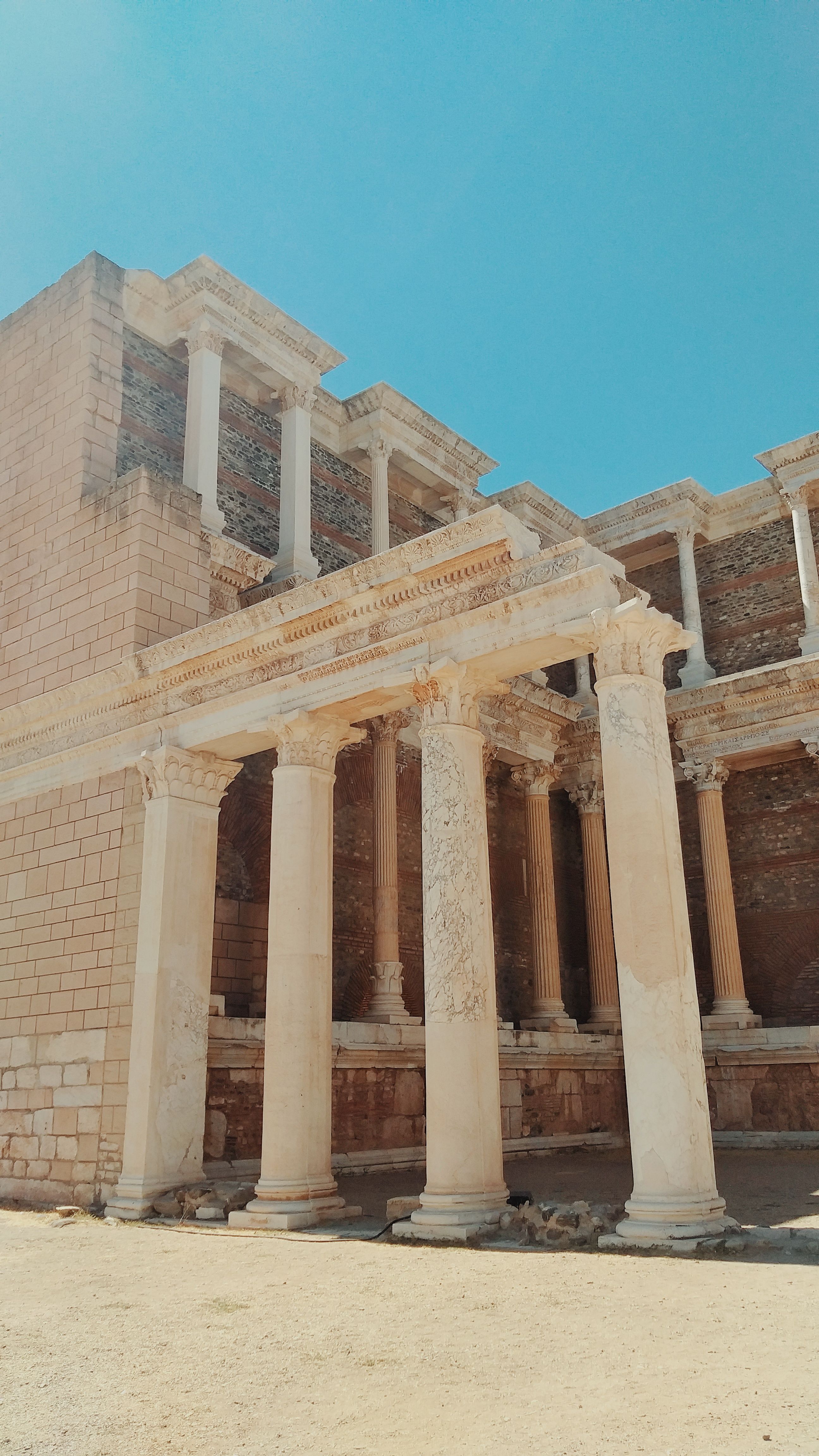 Ancient Roman Theater Ruins in Manisa, Türkiye · Free Stock Photo