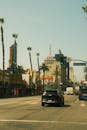 Hollywood Boulevard Street Scene in Los Angeles