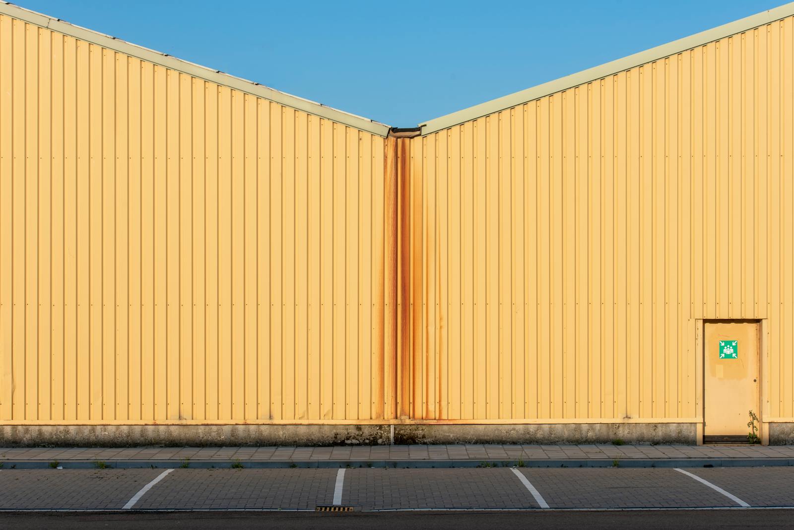 Modern industrial exterior used to represent company profile