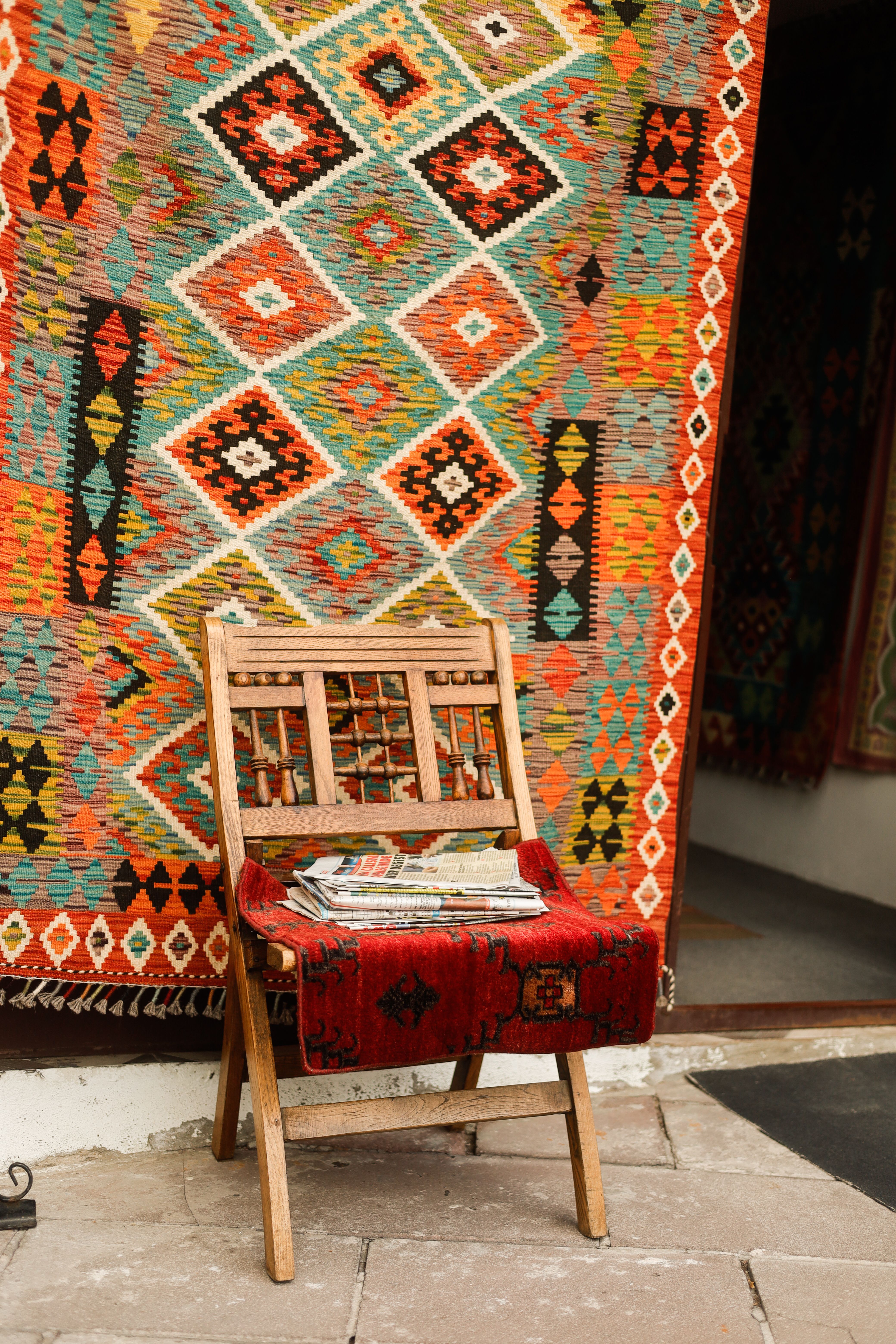 گلیم در خانه