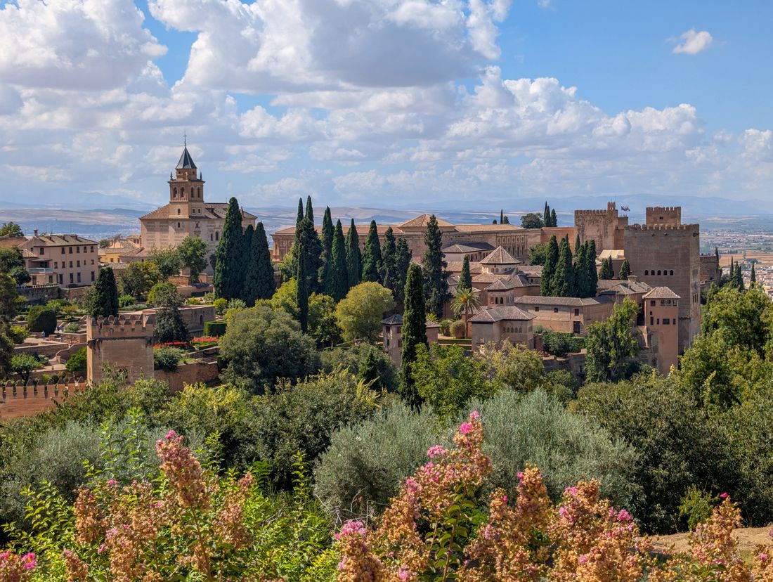 La Vega de Granada al atardecer