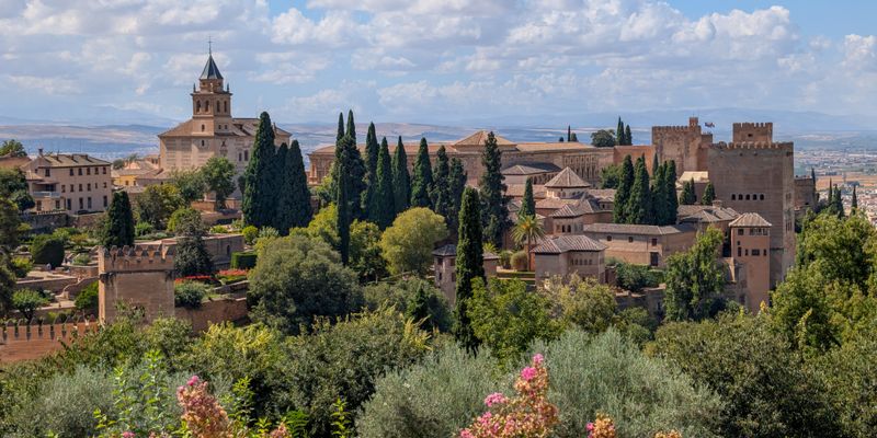 La Alhambra y sus jardines, en Granada