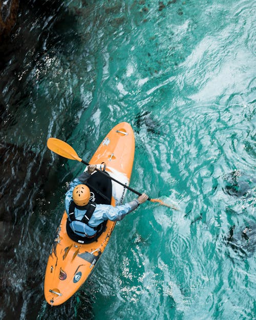 Free Photo Of Person Riding Kayak  Stock Photo