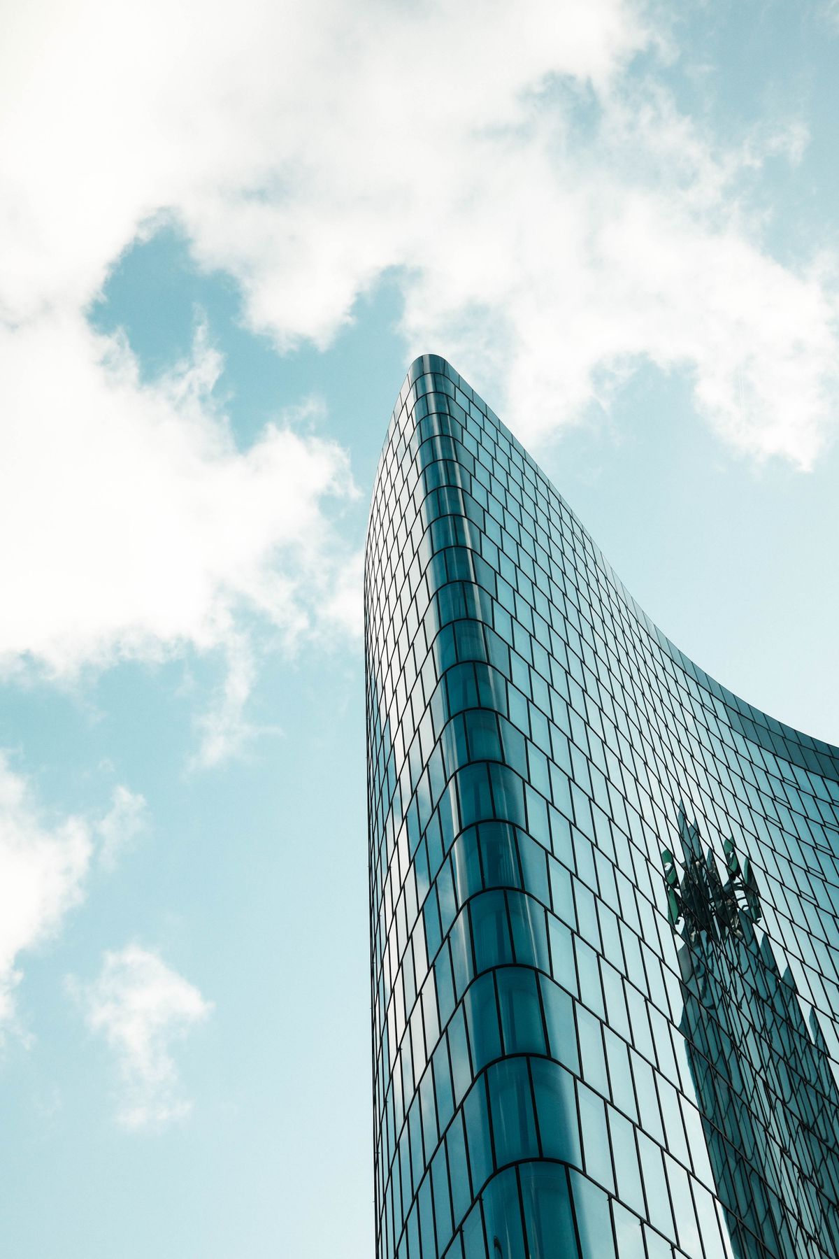 Modern glass office tower