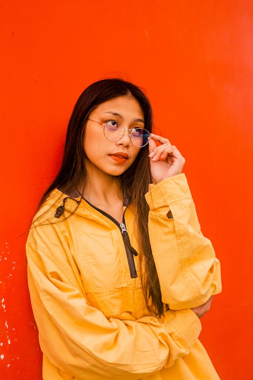 Woman in Yellow Jacket