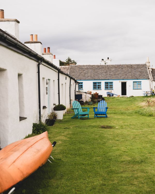 Charming Scottish village cottage with garden after ECO4 energy efficiency improvements