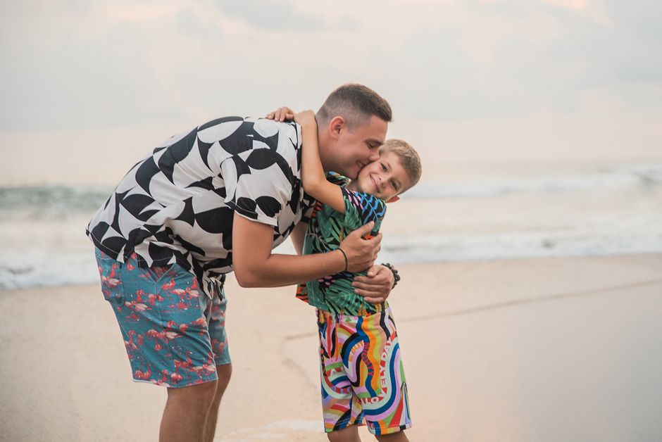 family beach vacation