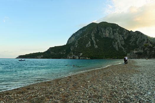 Olympos flames at night — Antalya