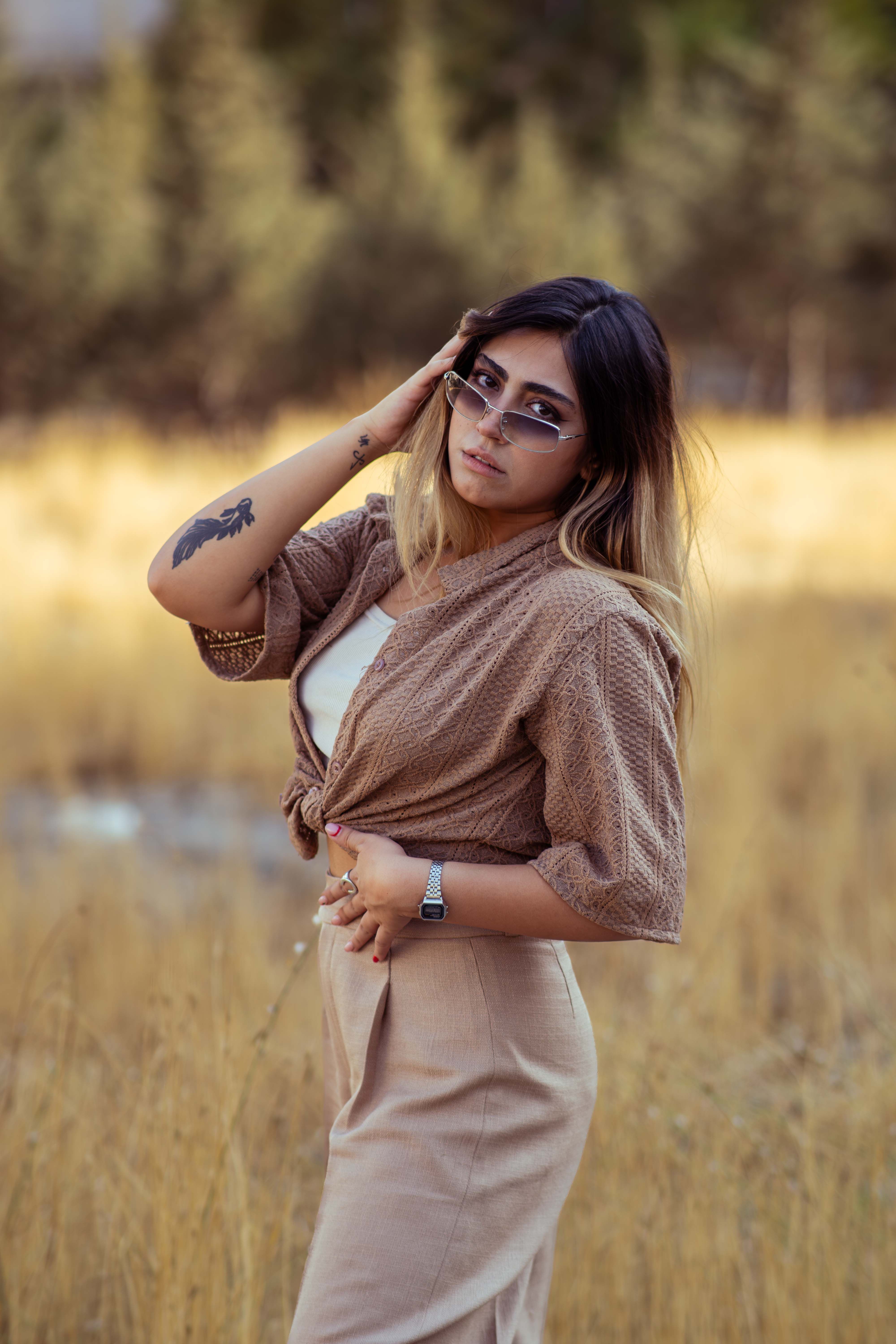 Stylish Woman Posing Outdoors in Tehran · Free Stock Photo