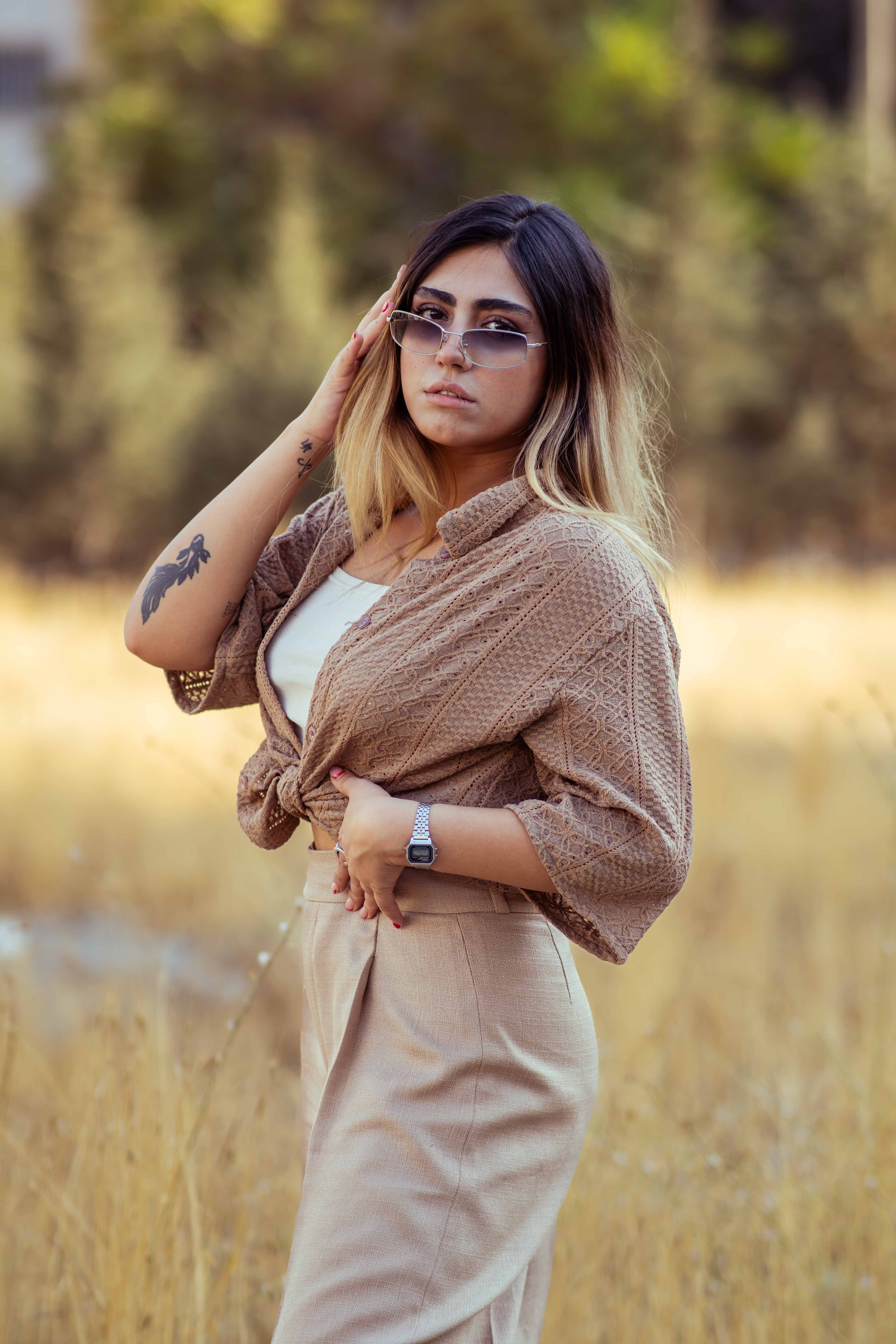 Stylish Woman Posing Outdoors in Tehran · Free Stock Photo