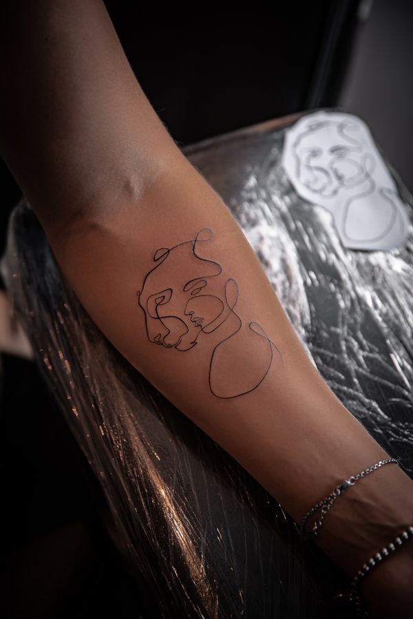 Custom tattoo by Wren, 4-hour fine-line piece — North/Black Tattoo Co.