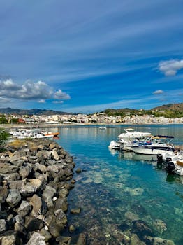 意大利里波斯托的港口，景色美丽
