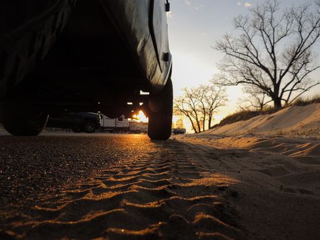 Indiana Dunes on the Indiana & Ohio City-Nature Loop route