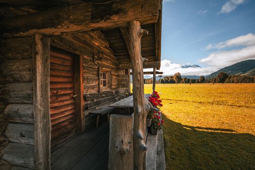 mountain cabin porch