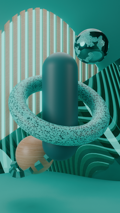 Abstract 3D shapes composition — Kechno Studio on Pexels