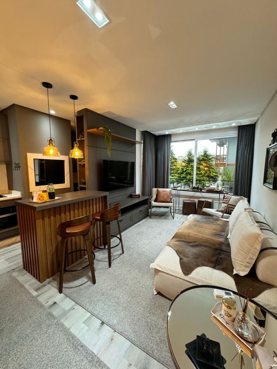 Modern Cozy Apartment Living Room Interior Design · Free Stock Photo