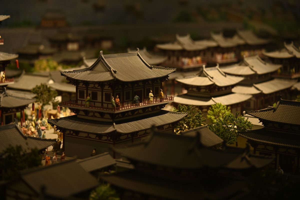 中国の宮殿建築のイメージ