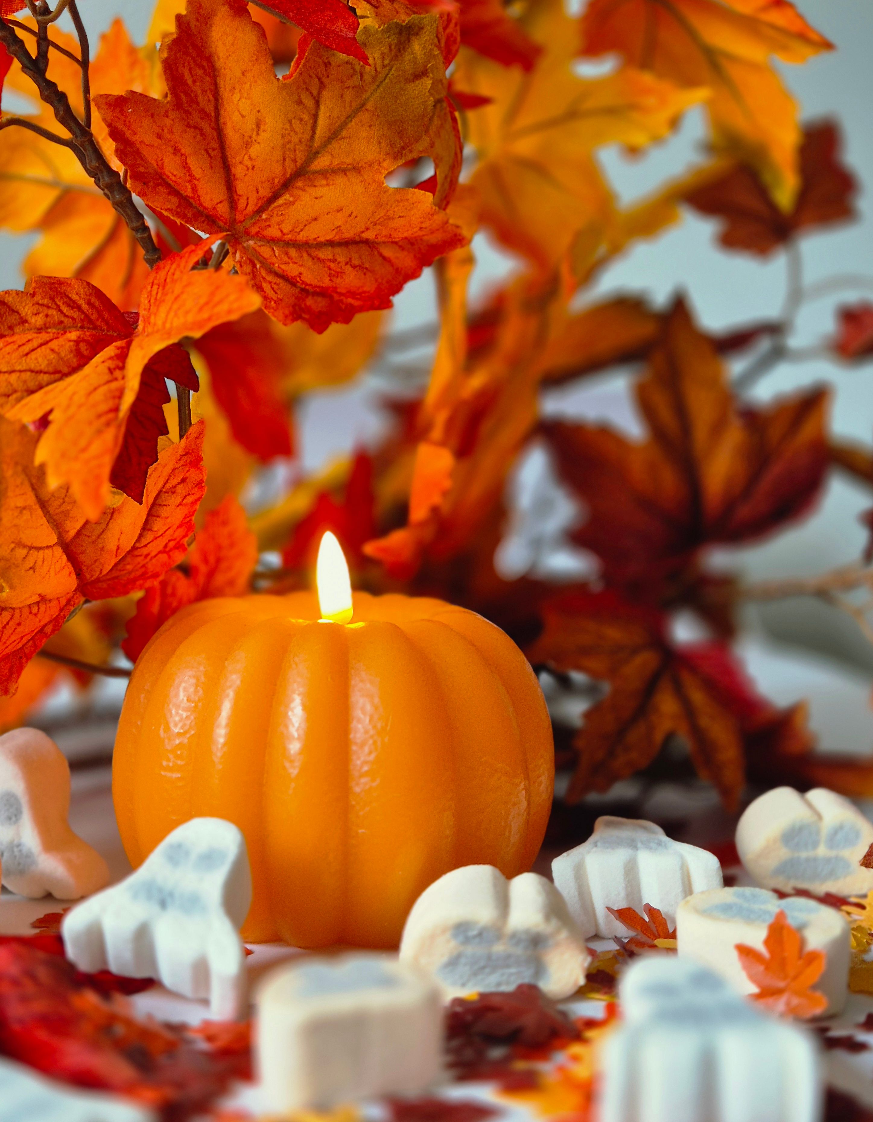 Citrouille En Verre Soufflé à La Main QFkris - Décoration D'automne, Thanksgiving, Halloween, Presse-papier (12,7 Cm, Jade Clair)