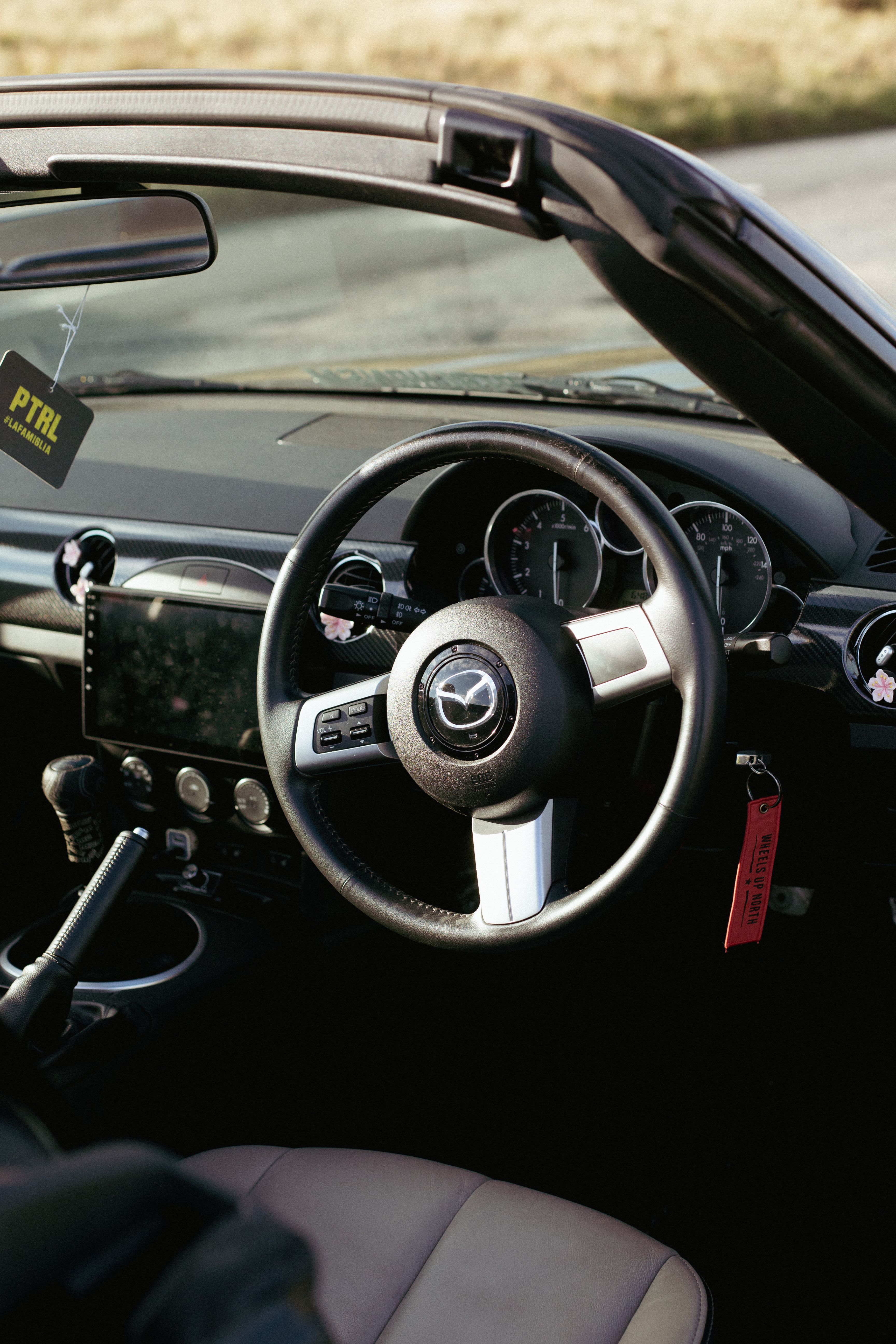 Interior of Convertible Sports Car Dashboard · Free Stock Photo