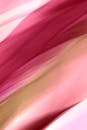 Abstract Pink and Beige Flowing Lines Art