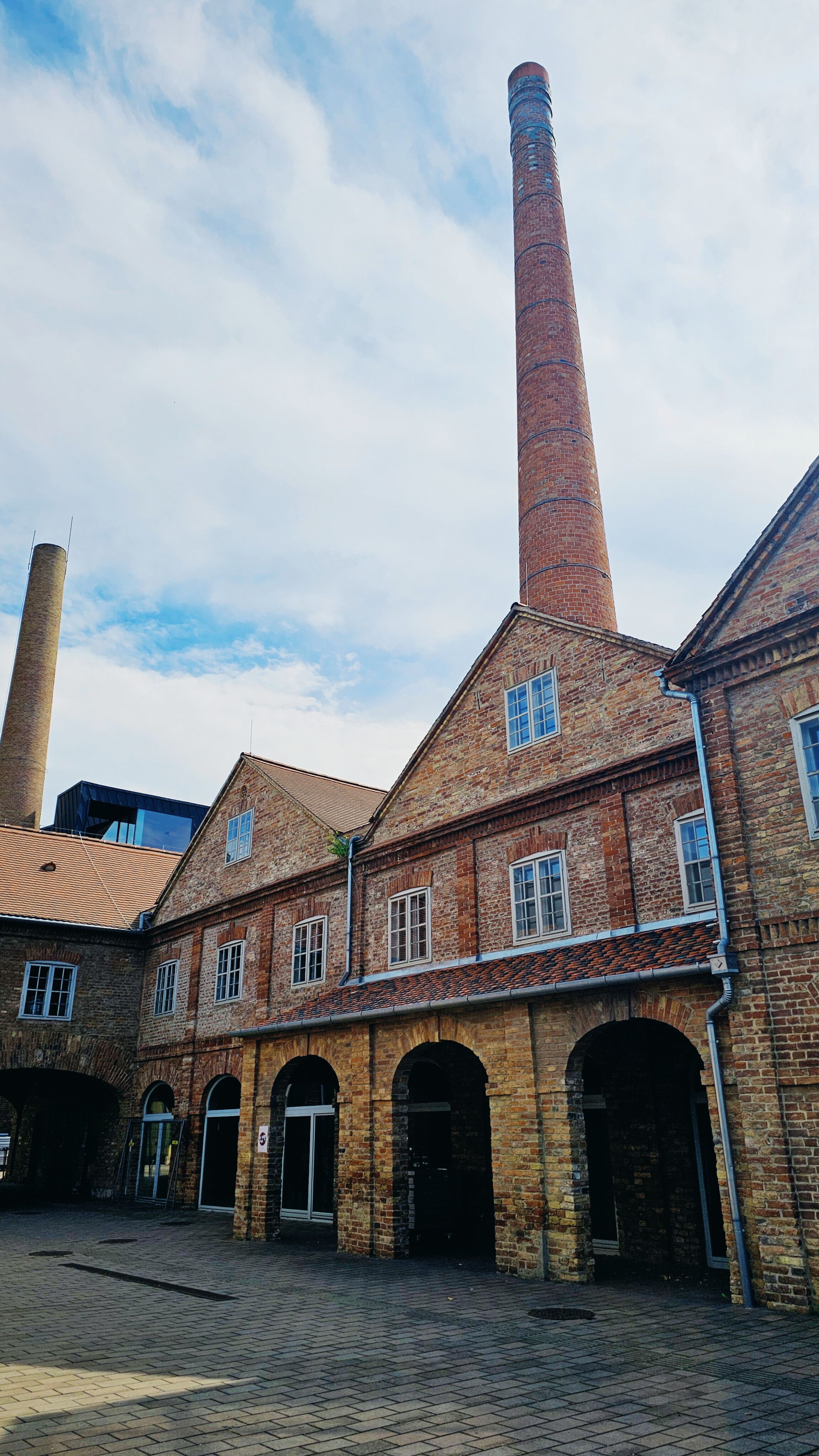 Historic Brick Factory with Tall Chimney in Pécs, Hungary · Free Stock ...