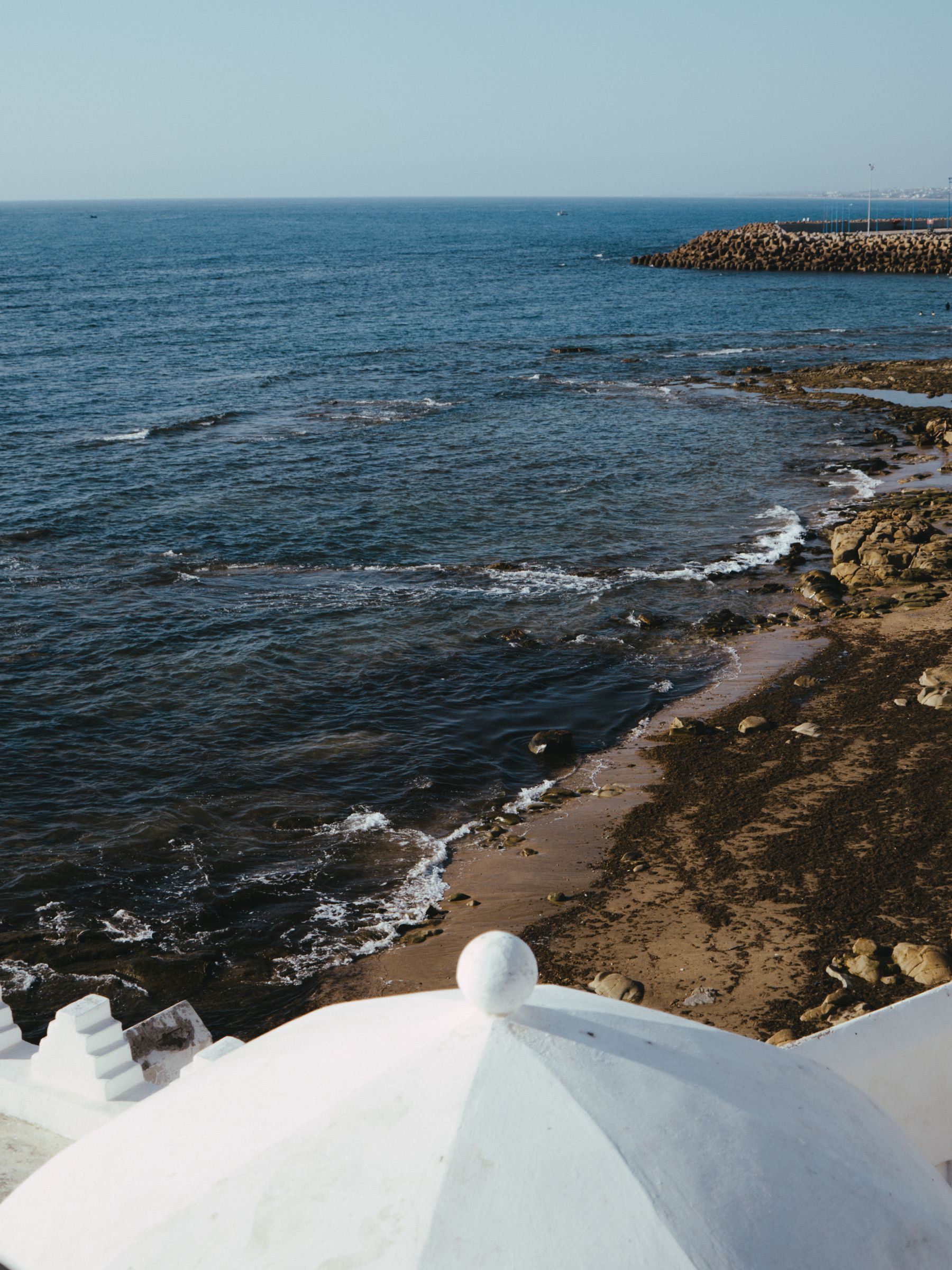 Scenic coastal view of Asilah