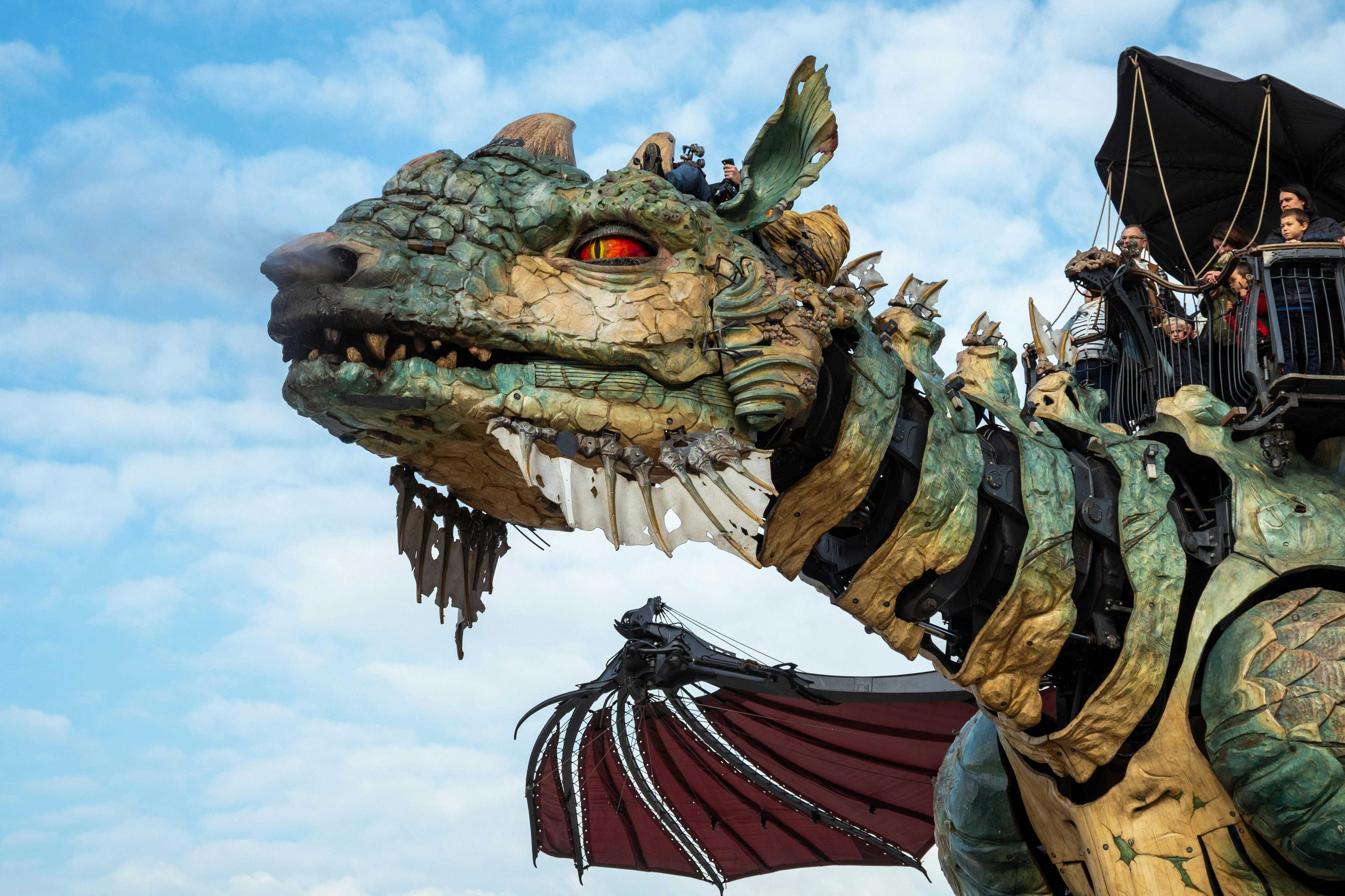 Dragon riders spectacle