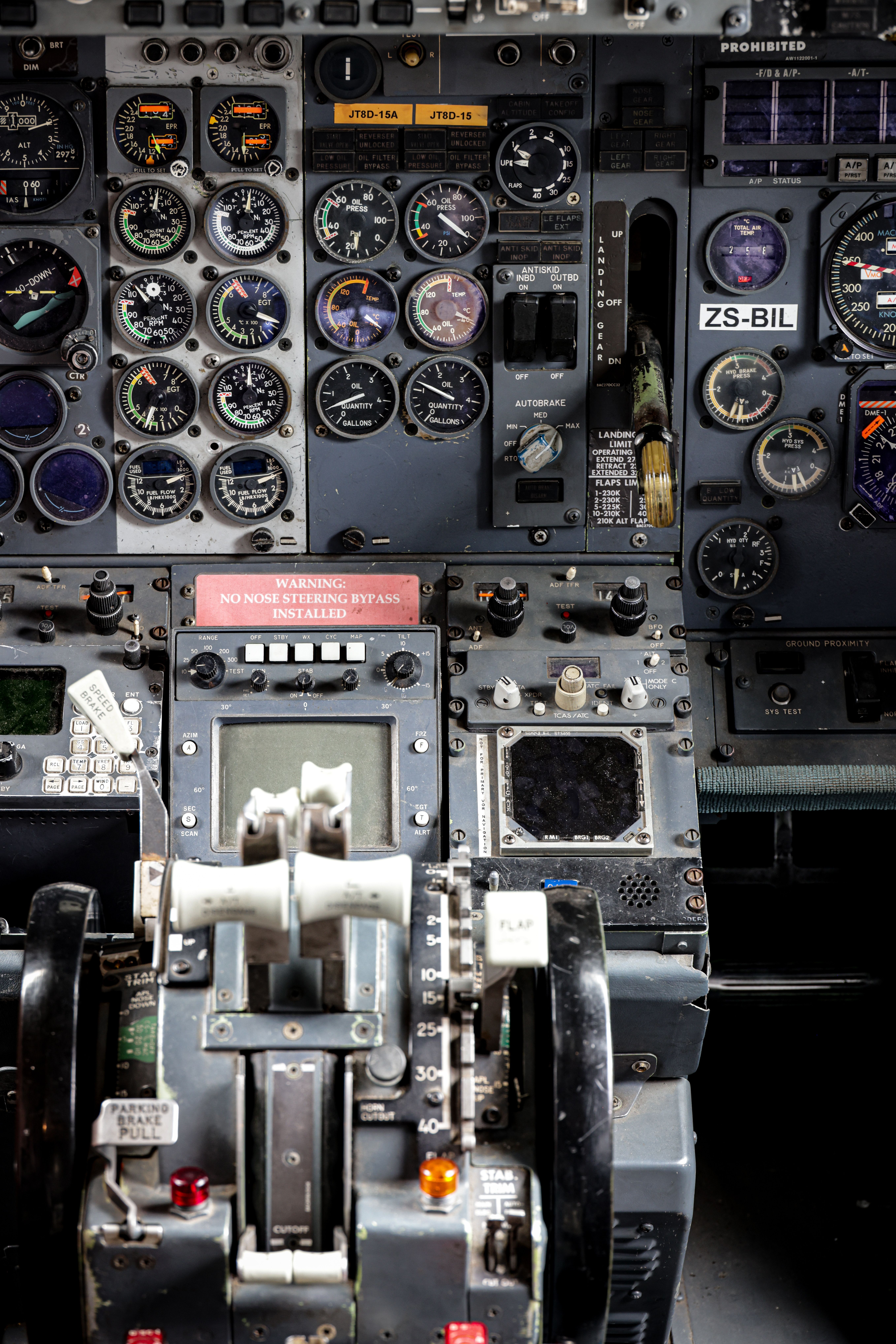 Close-Up of Aircraft Cockpit Controls and Instruments · Free Stock Photo