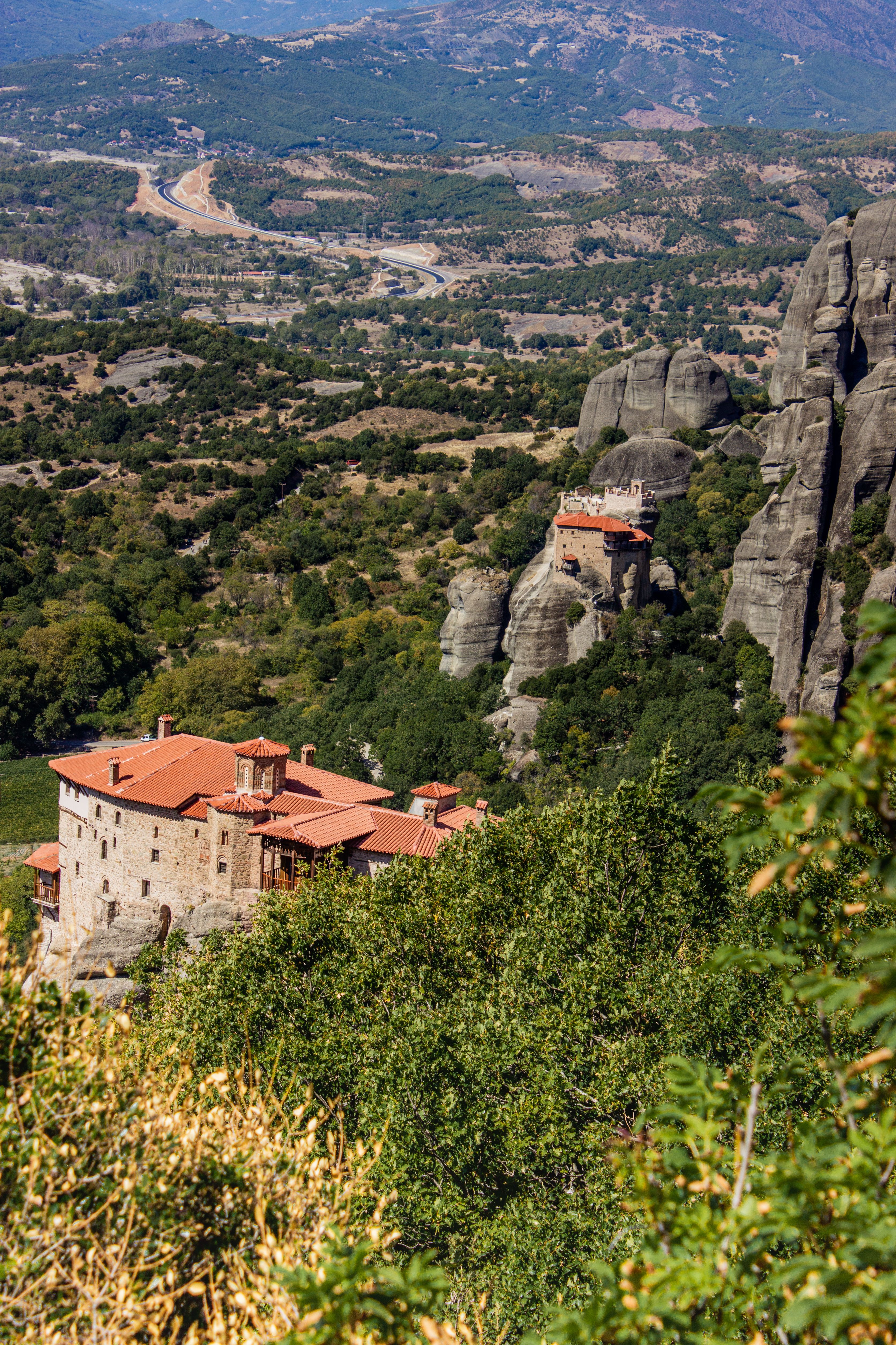 Meteora monastery viewpoints, Greece